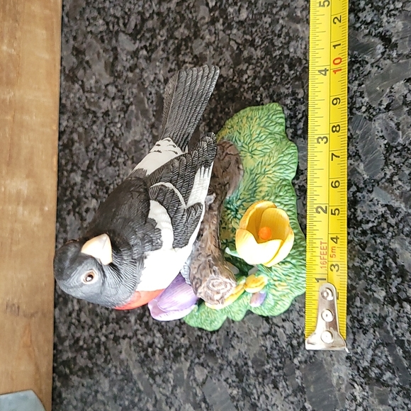 Lenox "Rose Breasted Grosbeak" Bird Figurine - Picture 11 of 12
